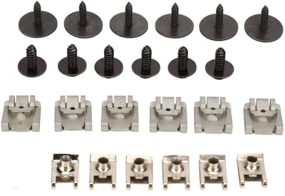 Golden crown - Motor Onderbak Bevestigingsmiddelen - Schroeven Kit - Vervangingsset - Populaire Kleur - Clips en Schroeven - Geschikt voor Mercedes C-