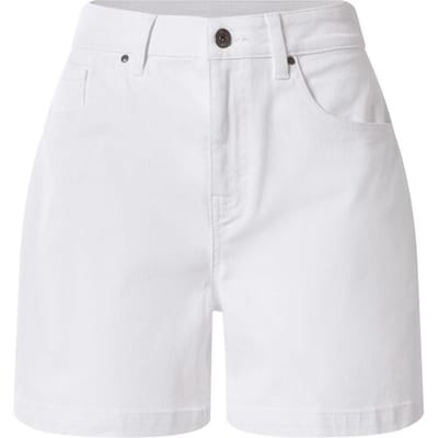 ESMARA Dames denim short - hoge taille (wit, 36)