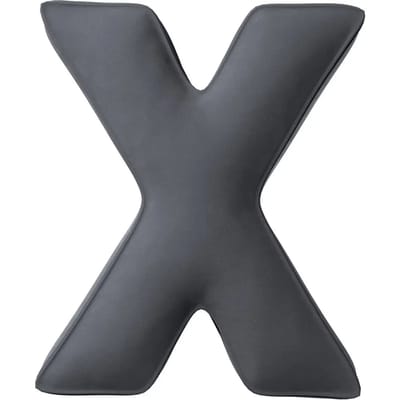 Kussen letter x Yellow Tipi Posh Velvet
