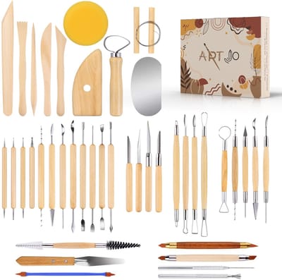 ArtJo Klei Boetseer Gereedschap Set - 42-delig boetseergereedschap