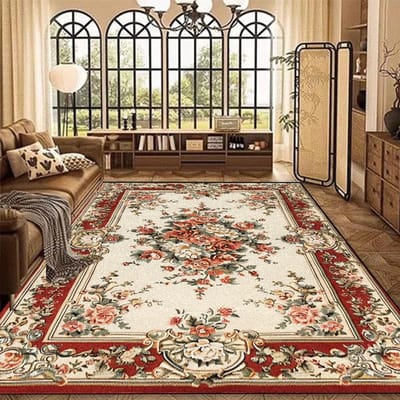 Europeese Stijl Groot Formaat Tapijt Woonkamer Luxe Huisdecoratie Vloerkleden voor Slaapkamer Lounge Antislip Wasbare Entree Vloermat 140*200cm