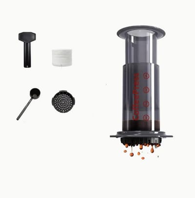 Dutchers.® Aeropress - Coffee Machine - Koffie voor op Reis - Koffiepers - Handmatige Koffiezetter - Camping Koffiezetapparaat - Gemakkelijk mee te Nemen - Lichtgewicht - Koffiezetapparaat - BPA-Vrij