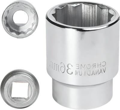 Professionele 36 mm 3/4 inch 12-zijdige steeksleutel voor zware klussen, CR-MO staal