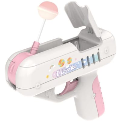Mignon Amour Surprise Pistolet Porte-sucette Jouet Créatif Rangement Bonbons Cadeau de Noël pour Garçon Enfants Jouet Surprise Amusant rose