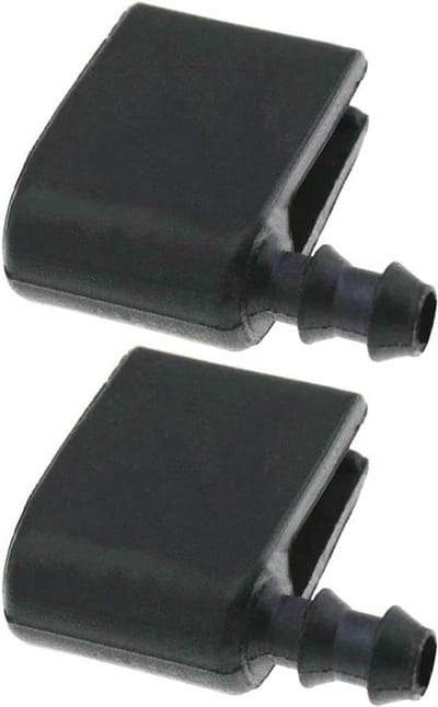 Voorruit Sproeiers - Ruitensproeiers - Auto Reinigen - Directe Vervanging - 2 Stuks - Zwart