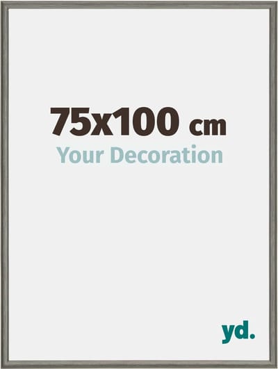 Your Decoration - Fotolijst 75x100 cm - Aluminium - Mercury Structuur - New York