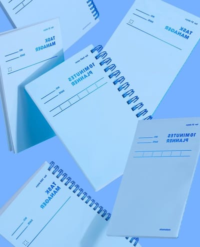 10 Minuten Planner - Dagelijkse Planner - Productiviteit Vergroten - Tijdblokkering Systeem - 19.8 x 13.5 cm - Sereniteit