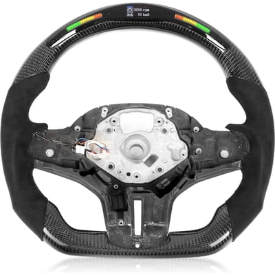 32 LED Display Schakelindicatoren Koolstofvezel Stuurwiel Vervanging voor M5 F90 M8 X3M X4M X5M X6M G3X G1X G0X M Sport