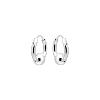 Zilveren oorringen - ear jewels - glanzend en hypoallergeen