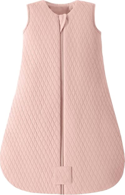 Slaapzak voor baby's, winter, katoen, 2,5 TOG, warme babywinterslaapzak, zachte babyslaapzak voor pasgeborenen in 18-24 maanden, perfect voor winter, roze