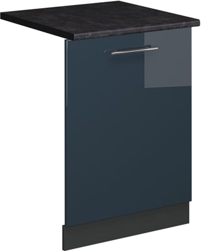 Vicco Fame-Line Vaatwasserfrontpaneel – 60 cm, WB Antraciet Donkerblauw hoogglans