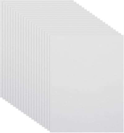 20 stuks witte EVA-schuimvellen, 30 x 10 cm, 1 mm dikke schuimvellen voor ambachten, flexibele doe-het-zelf handwerk, scrapbooking kunstbenodigdheden