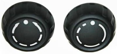 Radio Knoppen Set - Vervangende Knoppen - Auto Interieur - Directe Vervanging - Paar - Zwart