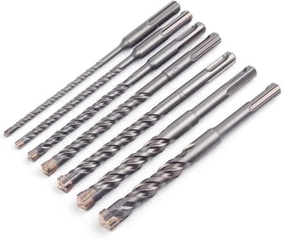 Hamerboorbits - Kruistype boren - Beton Boren - Wolfraamcarbide punt - 160 mm lengte - Metaal
