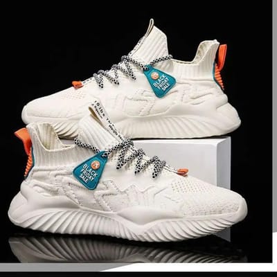 Herenschoenen Zomer Nieuw Buitenlandse Handel Visnet Ademend Dikke Zool Zachte Zool Comfortabel Veelzijdig Casual Trendy Schoenen 39 white