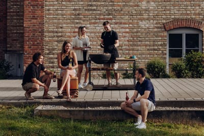 Höfats - Fire Kitchen Buitenkeuken met Bowl 57 Vuurschaal - Staal - Zwart -