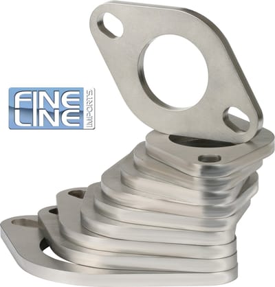 RVS 2-GAATS UITLAATFLENS 50MM (2.0 Inch)