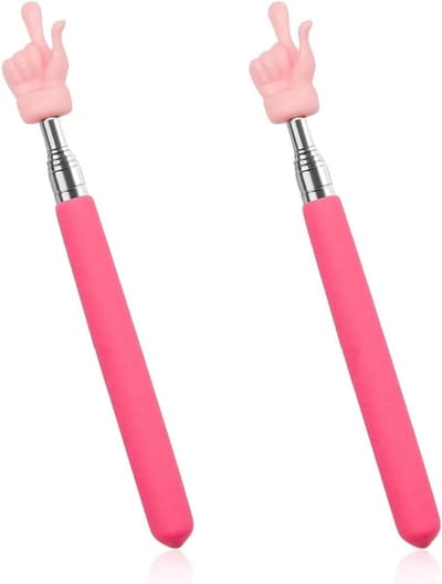 Aanwijzer Set - Telescopische Stok - Klas Presentatie - Intrekbaar Ontwerp - 2 Stuks - Roze