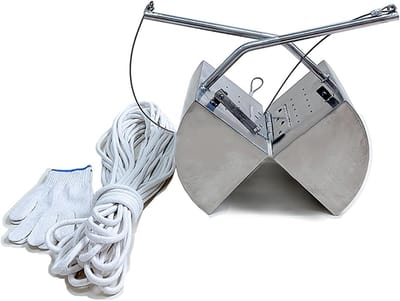 Modder Sampler - Slib Grijper - Bodem Bemonstering - Roestvrij Staal - 3L of 5L - Zilverkleurig