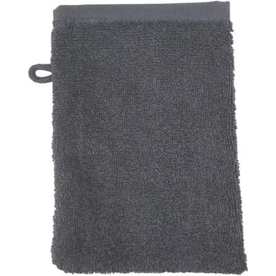 The One Towelling Washand - 16 x 21 cm - Washandje - 100% Katoen - Antraciet