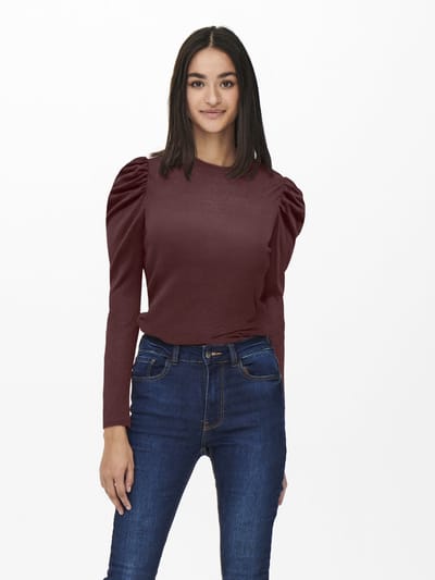 JDY - JDYTONSY L/S PUFF SLEEVE TOP JRS DIA - Dames - Blouses