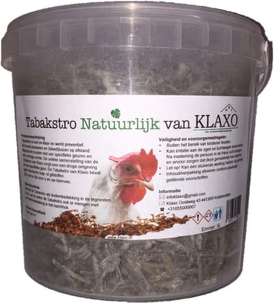 Klaxo Tabakstro met toevoegingen Natuurlijke preventie tegen bloedluis