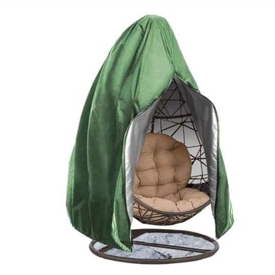 Teynewer Waterdichte 210D Oxford Doek Grote Hangende Schommel Ei Stoelhoes Huis Tuin Patio Buiten Bescherm Huismeubilair Tegen Stof Regen Zon 115*190CM groen