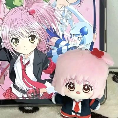 Gevuld 10cm Anime Shugo Chara Nunu Pluche Pop Hinamori Amu Tsukiyomi Utau Mashiro Rima Rugzak Hanger Sleutelhanger Kind Kerstcadeaus 10cm