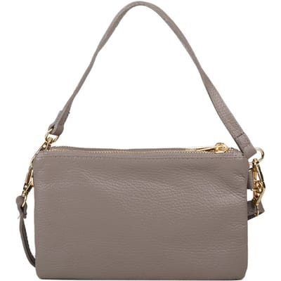 Giulia Monti Schoudertas Grijs Beige