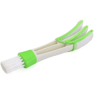 1 brosse de nettoyage de voiture accessoires pour Volkswagen VW Golf 4 6 7 GTI Tiguan Passat B5 B6 B7 CC Jetta MK5 MK6 Polo 2*16*2.5CM vert