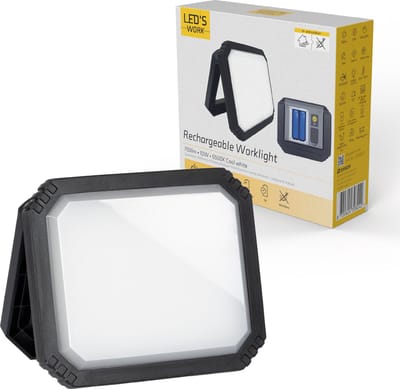 LED's Work Oplaadbare LED werklamp met accu 700 - Draadloos en draagbaar - 10W - Bouwlamp - Bouwlampen - Bouw lamp