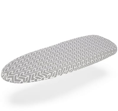 Strijkplankhoes Katoenen Grijs 77x31 cm - voor Strijkplank - Toplaag