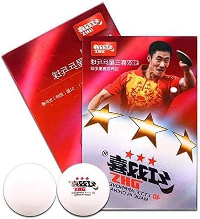 Tafeltennisballen - Sportballen - Wedstrijd Training - Internationale Standaard - 40 mm - Wit