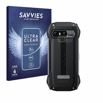 Savvies - Screenprotector voor Blackview N6000 (ALLEEN Camera Lens) - Folie Beschermfolie transparant 6 Stuks