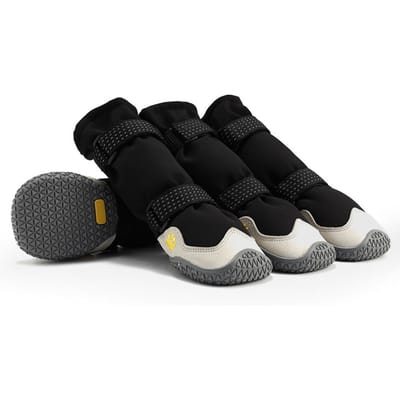 Hondenlaarzen voor grote honden Waterdichte schoenen voor middelgrote honden Antislip pootbeschermer Hondenlaarzen voor grote honden 8# zwart