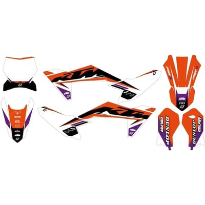 Motorfiets decoratie kit Blackbird Racing Dream Graphic 5
