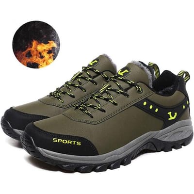 Winter Herenschoenen Outdoor Waterdichte Wandelschoenen Heren Grote Maten Kamperen Jungle Casual Sneakers Heren Antislip Klimschoenen 12 gray