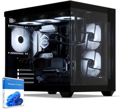 Sedatech Advanced Gaming PC Waterkoeling Aquarium • Intel i5-12600KF 10x 3.7GHz • Geforce RTX5060 • 32Gb DDR5 • 2Tb SSD M.2 • WiFi • Bluetooth, USB C • Windows 11 • Desktop computer