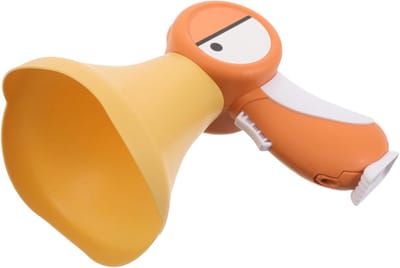 Stemvervormer Speelgoed - Grappige Geluiden Maker - Feestjes Pret - Opnemen Afspelen - 17 cm - Oranje