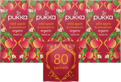 Pukka Thee Wild Apple & Chinnamon 4 x 20 zakjes