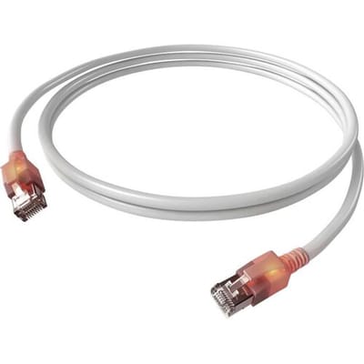 EasyLan S/FTP DualBoot® LED Kabel Cat.6A (Class EA), LSOH, wit, 7 m