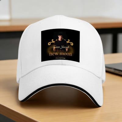 Twilight Jacob Black Casquette de Baseball Été Femme Homme Personnalisée Bricolage Chapeau Trucker Protection Solaire Décontracté Extérieur Salle de Sport Casquettes de Baseball One Size black