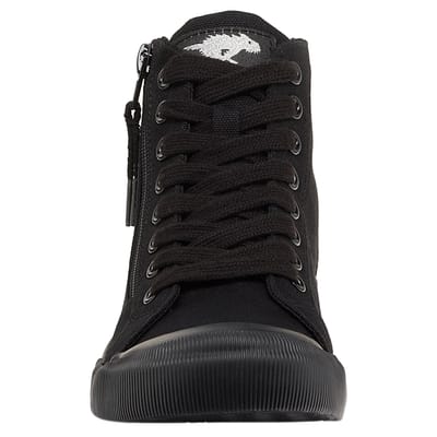 Chaussures en toile de coton Jazzin Hi 12A pour femme/fille Rocket Dog 4 UK noir