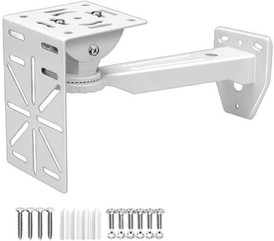 Cameramuurhouder - Bevestigingsbeugel Camera - Beveiliging Monitoren - Gereedschapsloze Installatie - 30 x 15 x 10 cm - Zilver