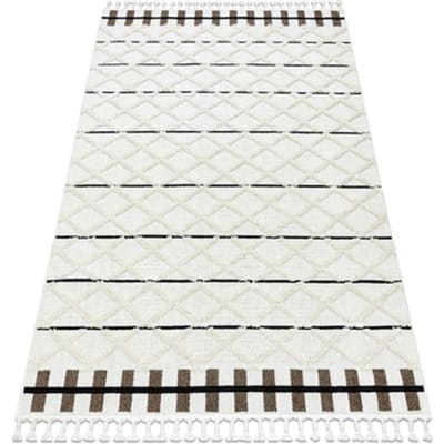 Kleden Rugsx Tapijt SEVILLA Y611A kratka, ruitjes bruin / 140x190 cm