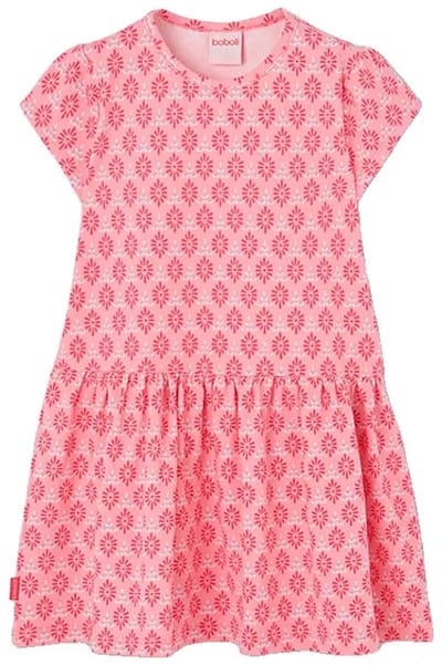 Boboli 303129 Korte Mouw Jurk Roze 24 Months Meisje