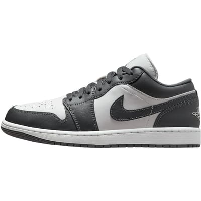 Baskets pour homme Air Jordan 1 Low Gris Blanc 553558-044 46 gray