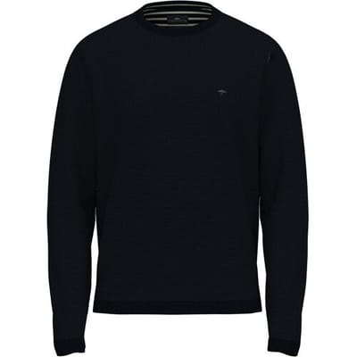 Fynch-Hatton Trui O-Neck Light Air Cotton Navy / male