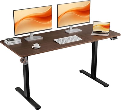 Elektrisch Zit-Sta Bureau 140x60cm met Geheugenfunctie en Haken