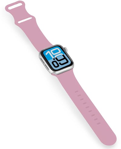 Bandje Geschikt voor Apple Watch 1, 2, 3, 4, 5, 6, 7, 8, 9, SE - 38/40/41 mm Siliconen Verstelbaar Polsband - Horloge Bandje - Lila